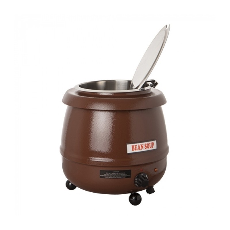 Chauffe-soupe de table marron 10 litres - Bistro -  ref: 537110