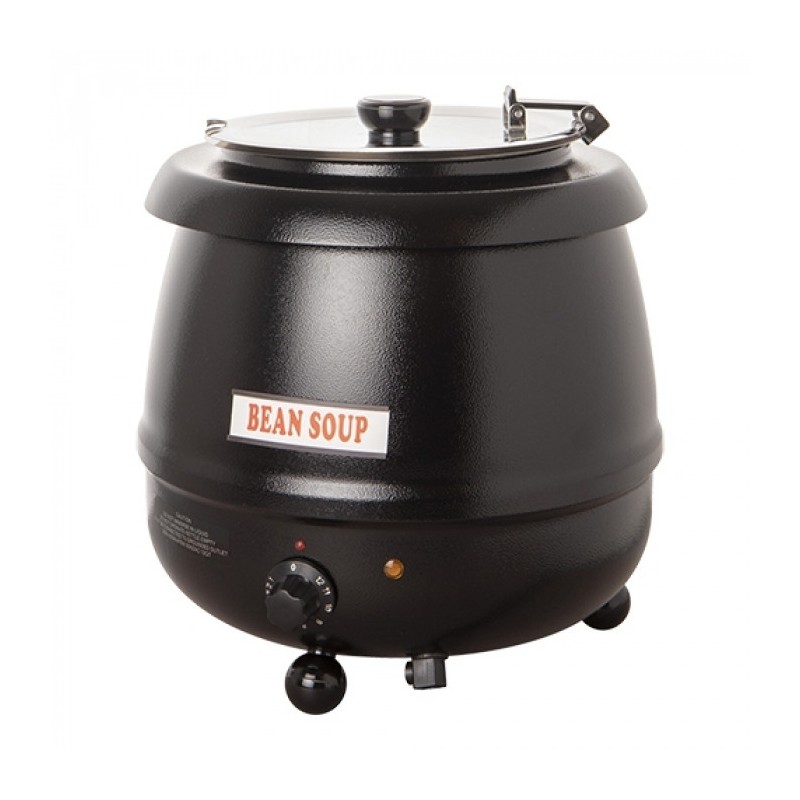 Chauffe-soupe de table noir 10 litres - Bistro -  ref: 537108