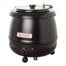 Chauffe-soupe de table noir 10 litres - Bistro -  ref: 537108