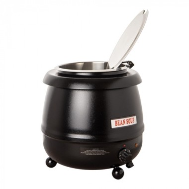 Chauffe-soupe de table noir 10 litres - Bistro -  ref: 537108