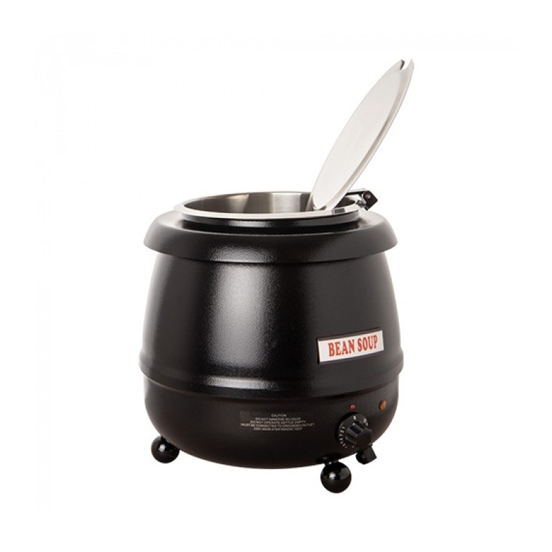 Chauffe-soupe de table noir 10 litres - Bistro -  ref: 537108