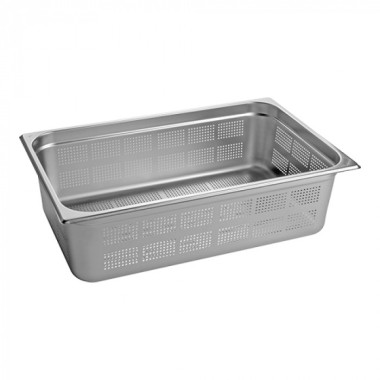 Bac gastronorme GN1/1 perforé H 150 mm  - Caterchef -  ref: 953512