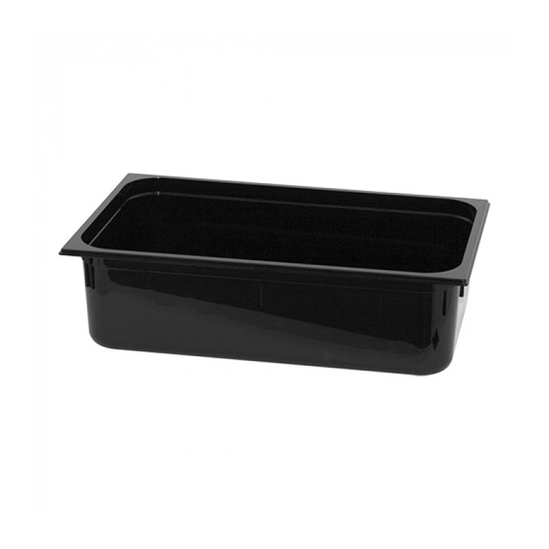 Bac gastronorme noir H150mm GN1/1 - Caterchef -  ref: 853012