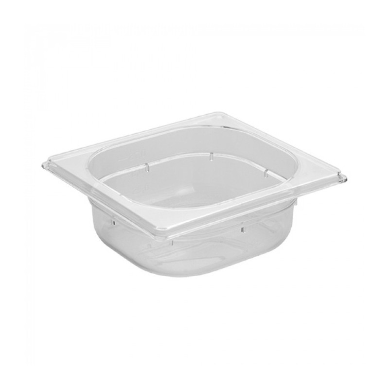 Bac gastronorme GN1/6 H 65 mm  - Caterchef -  ref: 953064
