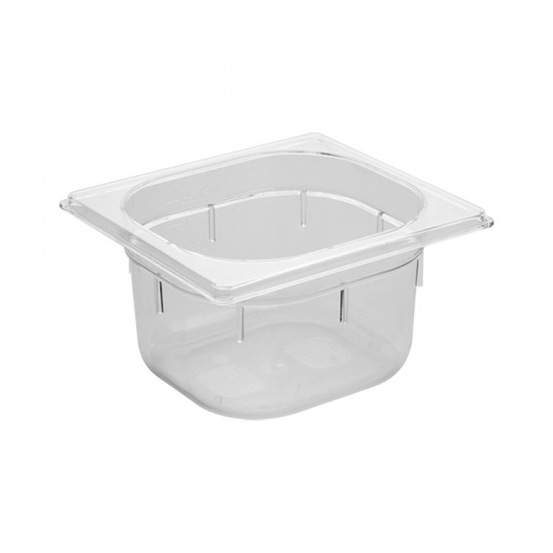 Bac gastronorme GN1/6 H 100 mm - Caterchef -  ref: 953063