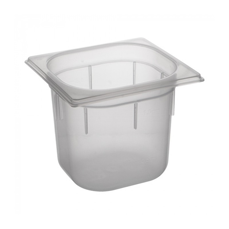 Bac gastronorme GN1/6 H 150 mm  - Caterchef -  ref: 853872
