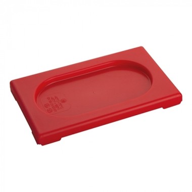 Couvercle gastronorme rouge GN1/9 - Caterchef -  ref: 853888