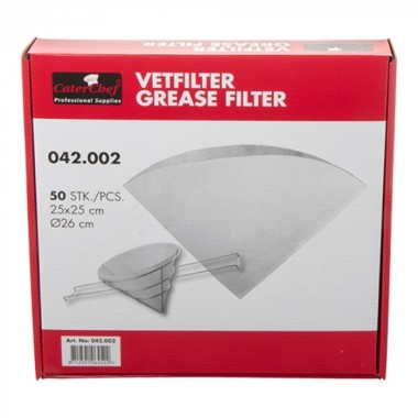 Filtre friture 01x50 - Caterchef -  ref: 042002