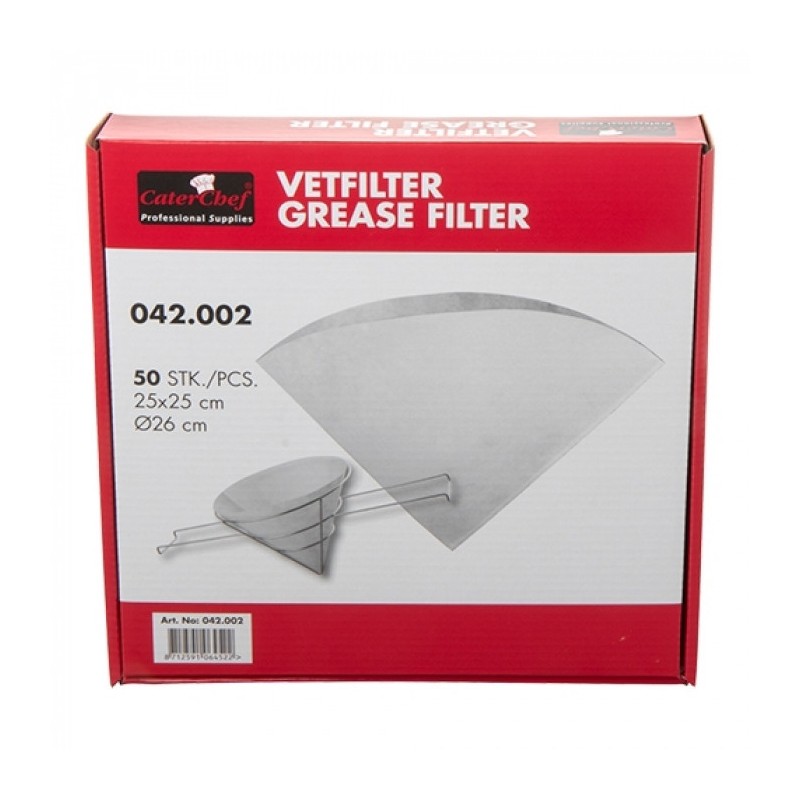 Filtre friture 01x50 - Caterchef -  ref: 042002