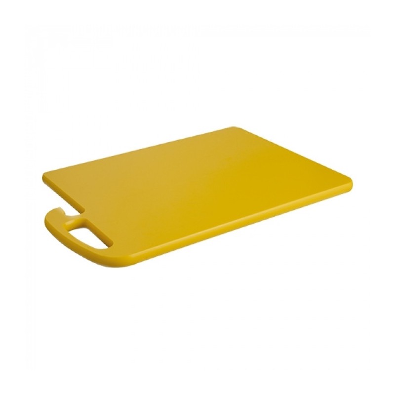 Planche découper jaune coins ronds avec poignée 45x30cm - Caterchef -  ref: 882096