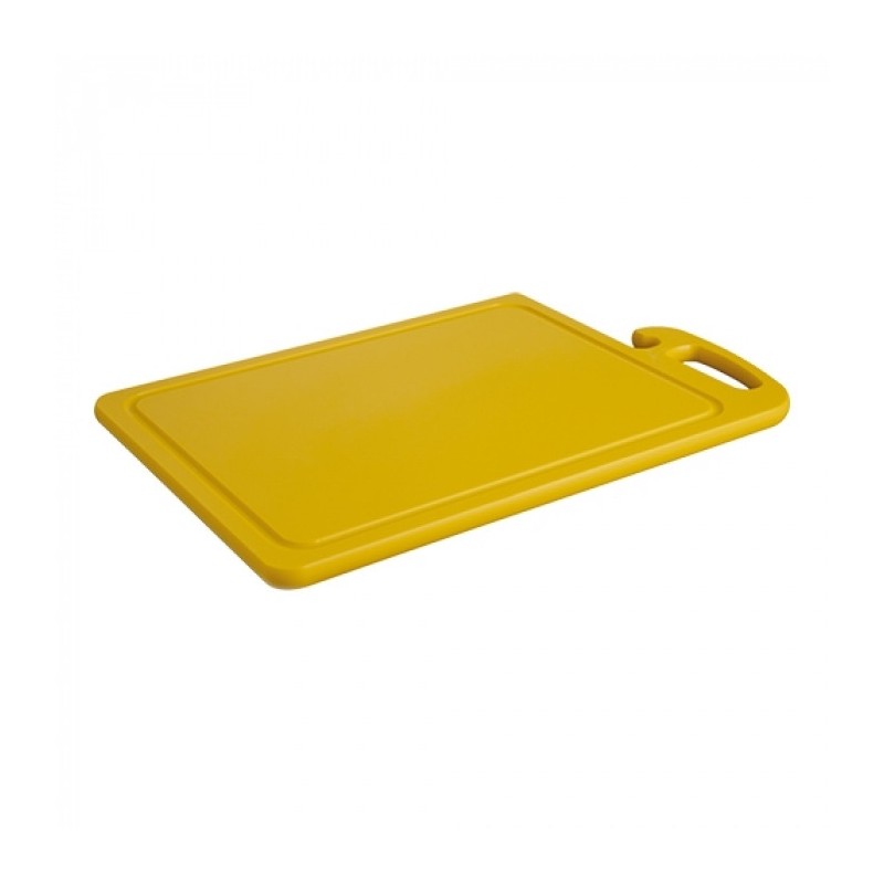 Planche découper jaune coins ronds avec poignée 45x30cm - Caterchef -  ref: 882096
