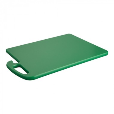 Planche découper vert coins ronds avec poignée 45x30cm - Caterchef -  ref: 882094