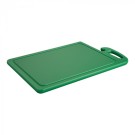 Planche découper vert coins ronds avec poignée 45x30cm - Caterchef -  ref: 882094