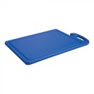 Planche découper bleu coins ronds avec poignée 45x30cm - Caterchef -  ref: 882093