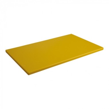 Planche découper jaune angles droits 50x30cm - Caterchef -  ref: 882615