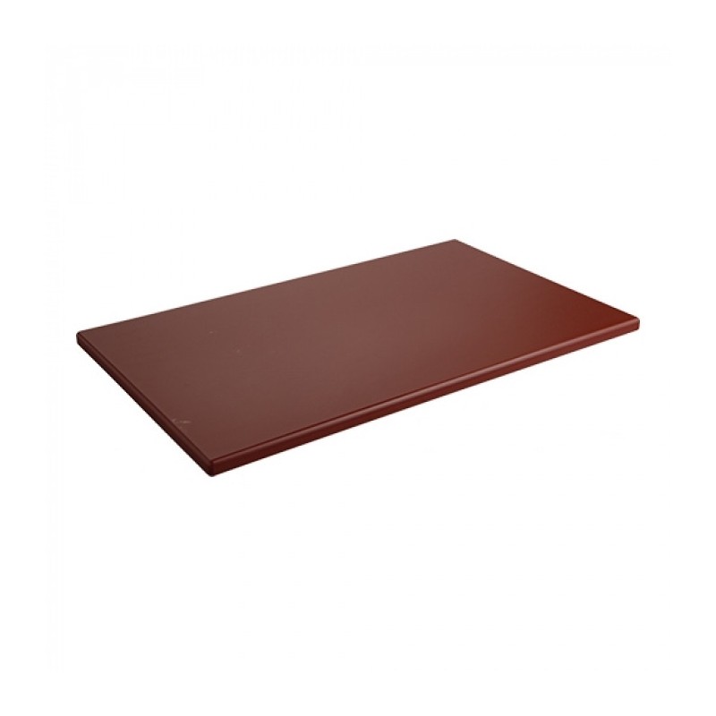Planche découper brun angles droits 50x30cm - Caterchef -  ref: 882515