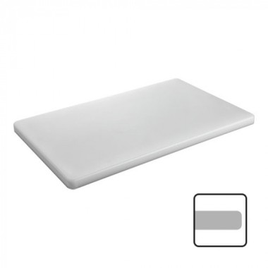 Planche à découper blanche sans rainure 60 x 35cm - Caterchef -  ref: 882003