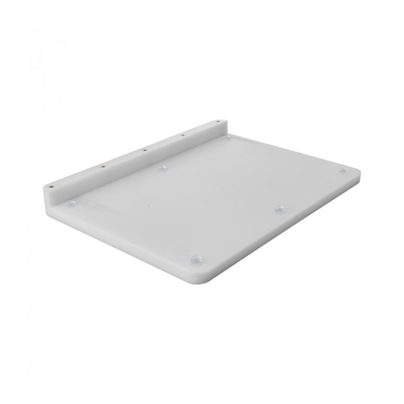 Planche à découper blanche avec bord d'arrêt 50x37cm - Caterchef -  ref: 882610