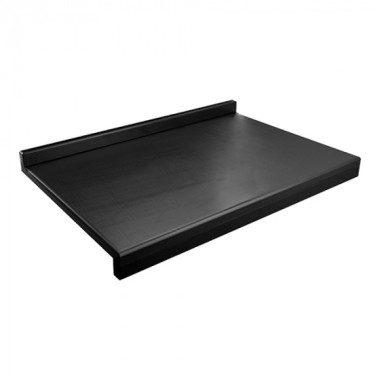 Planche à découper noire avec bord d'arrêt 60x40cm - Caterchef -  ref: 882631