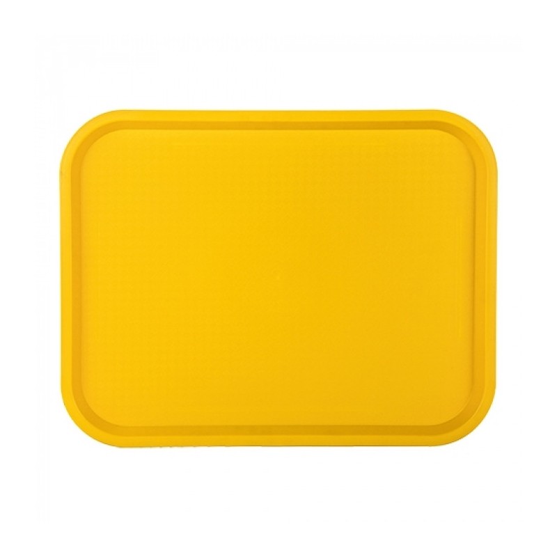 Plateau rectangulaire jaune 35 x 27cm - Caterchef -  ref: 430153
