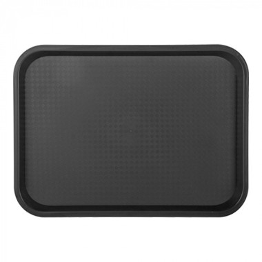 Plateau rectangulaire noir 41,5 x 30,5cm - Caterchef -  ref: 430360