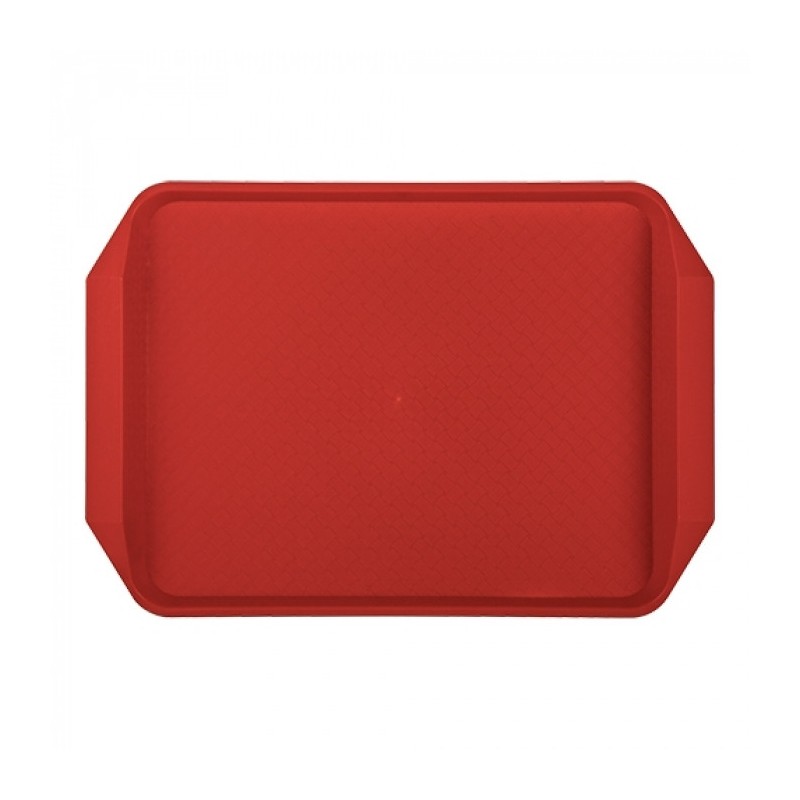 Plateau rouge avec poignées 43 x 30cm - Caterchef -  ref: 430132