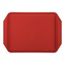 Plateau rouge avec poignées 43 x 30cm - Caterchef -  ref: 430132