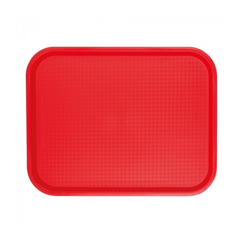 Plateau rouge 45,5 x 36,5cm - Caterchef -  ref: 430162
