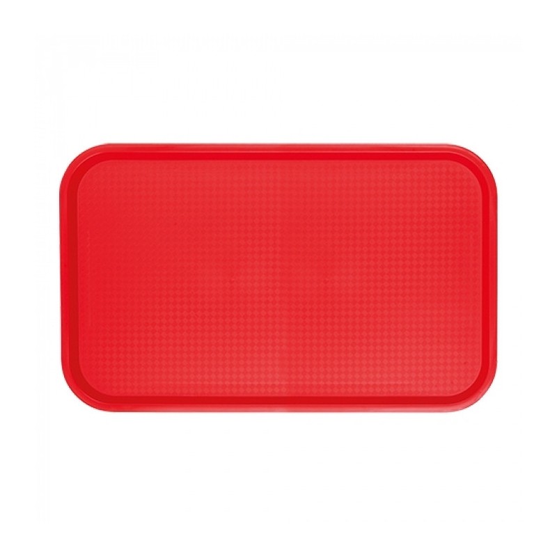 Plateau rouge 52 x 32,5cm - Caterchef -  ref: 430172