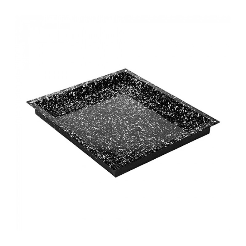 Plateau de four noir tacheté 40 x 36cm H 4cm - Caterchef -  ref: 316821