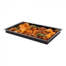 Plateau de four noir tacheté GN 1/1 H 4cm - Caterchef -  ref: 316804