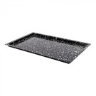Plateau de four noir tacheté GN 1/1 H 2cm - Caterchef -  ref: 316803
