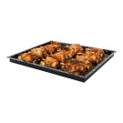 Plateau de four noir tacheté GN 2/1 H 4cm - Caterchef -  ref: 316807
