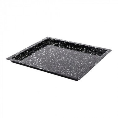 Plateau de four noir tacheté GN 2/3 H 2cm - Caterchef -  ref: 316800