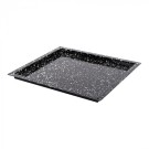 Plateau de four noir tacheté GN 2/3 H 2cm - Caterchef -  ref: 316800
