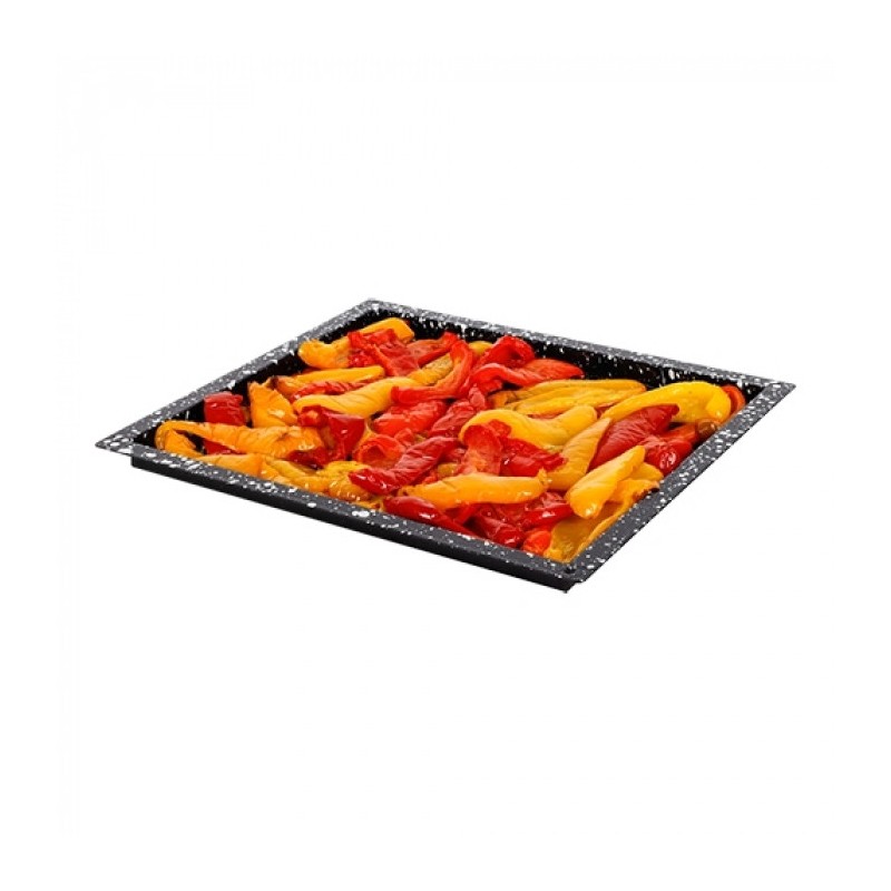 Plateau de four noir tacheté GN 2/3 H 2cm - Caterchef -  ref: 316800