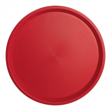 Plateau antidérapant rond rouge diam 36cm - Caterchef -  ref: 430436