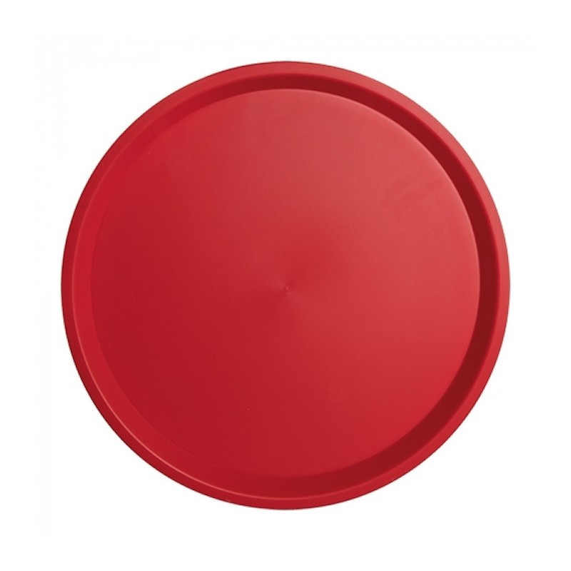 Plateau antidérapant rond rouge diam 36cm - Caterchef -  ref: 430436