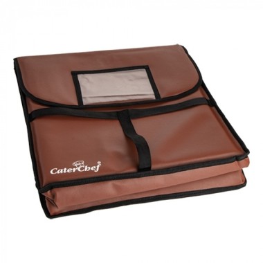 Sac de livraison de pizza rouge - Caterchef -  ref: 072230