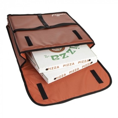 Sac de livraison de pizza rouge - Caterchef -  ref: 072230