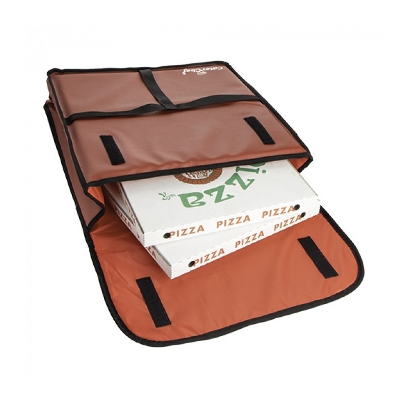 Sac de livraison de pizza rouge - Caterchef -  ref: 072230