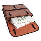 Sac de livraison de pizza rouge - Caterchef -  ref: 072230