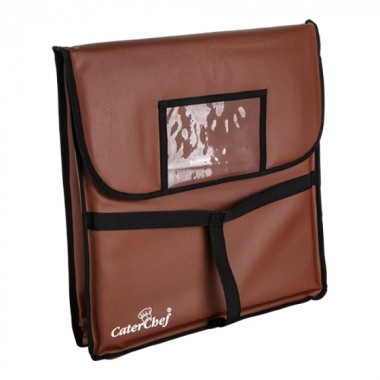 Sac de livraison de pizza rouge - Caterchef -  ref: 072230
