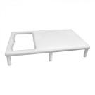 Table de découpe blanche polyéthylène - Caterchef -  ref: 882025