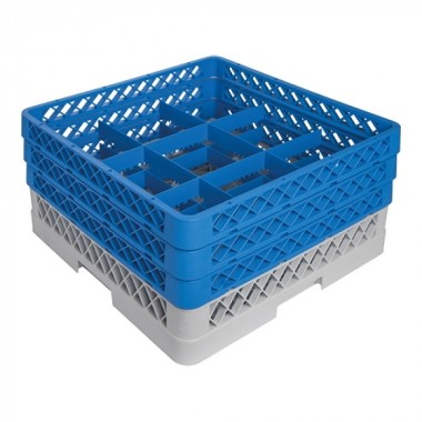 Panier à verres 9 compartiments diamètre 150 mm / H. 200 mm - Caterracks -  ref: CR0913