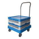 Chariot transport casiers 500 x 500 mm - Caterracks -  ref: CR7000