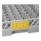 Clip jaune pour casiers lave vaisselle - Caterracks -  ref: CR1005