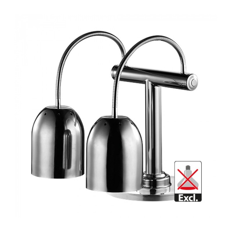 Abat-jour double argent - Caterchef star -  ref: 688252