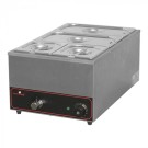 Bain marie 2 x 1/3 + 2x 1/6 GN bas 150 mm  - Caterchef star -  ref: 688034