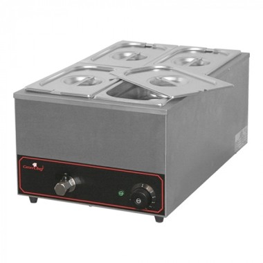 Bain marie 4x 1/4 GN bas 150 mm - Caterchef star -  ref: 688033